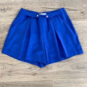 FOREVER 21 ROYAL BLUE DRESS SHORTS